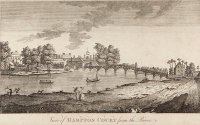 Pohled na Hampton Court od řeky od British School