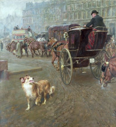 Ztraceni nebo zbloudilí, 1905 od Briton Riviere