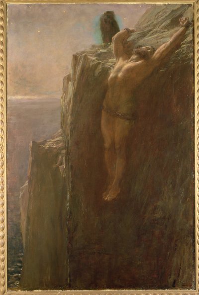 Prometheus Bound, 1889 od Briton Riviere