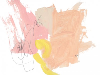 Moderní abstraktní pastel od Bronwyn Baker