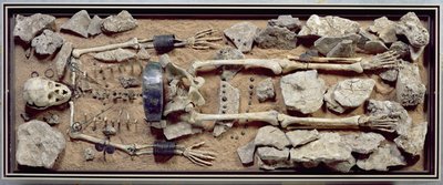 Bohatě dotovaný ženský hrob z Molzbachu bei Huenfeld od Bronze Age