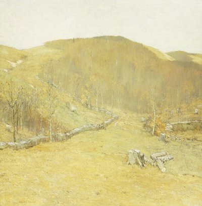 The Hills, kolem roku 1910 (olej na plátně) od Bruce Crane