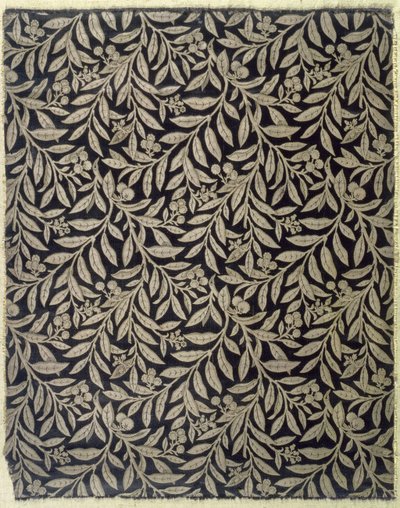 Fruits and Foliage, vyrobené společností Warner & Ramin, kolem roku 1875 (tkaná hedvábná tkanina) od Bruce James Talbert