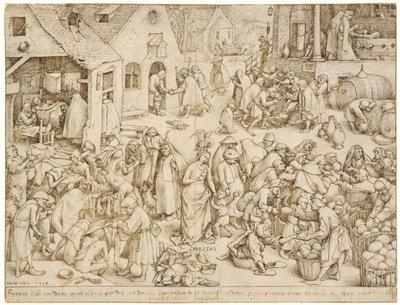 Charita Charita, 1559 od Bruegel