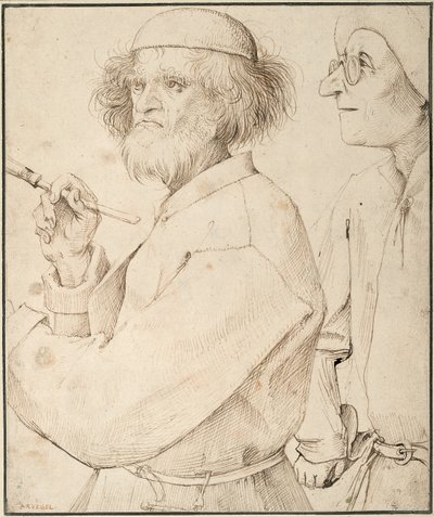 Malíř a kupující, c. 1565 od Bruegel