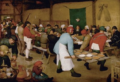 Selská svatba, asi 1568 od Bruegel