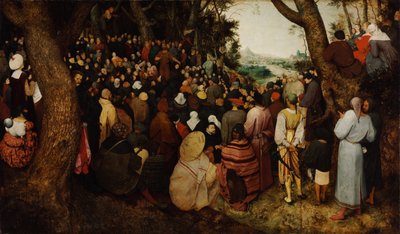 Kázání svatého Jana Křtitele od Bruegel