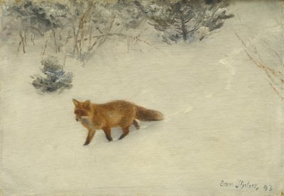 Liška, 1893 od Bruno Andreas Liljefors