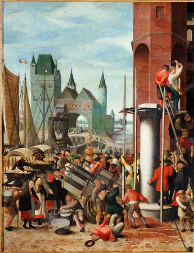 Ecce Homo (malba na dubovém dřevě) od Brunswick Monogrammist