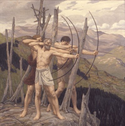 Lučištníci, 1917. od Bryson Burroughs