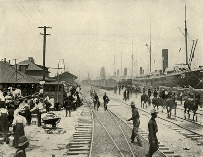 Zajatci propuštěni, španělsko-americká válka, červen 1898, 1899. od Burr McIntosh