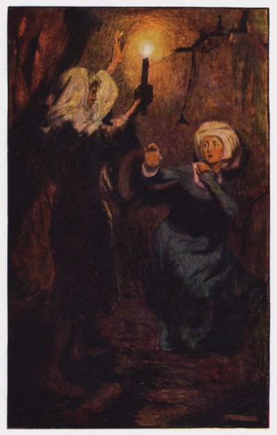 Ilustrace pro The Cloister and The Hearth od Charlese Reade (barevné lito) od Byam (after) Shaw