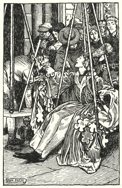 Ilustrace pro The Cloister and The Hearth od Charlese Reade (litho) od Byam (after) Shaw