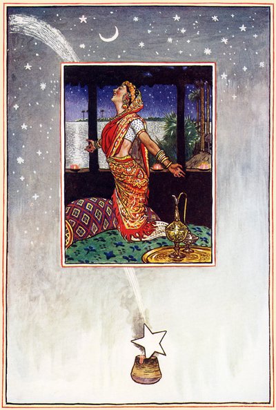 "Není tu žádný vánek, který by zchladil žár lásky" od Byam Shaw