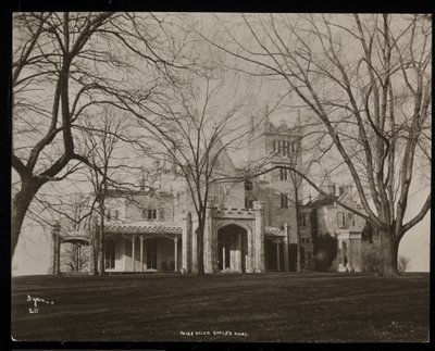 Panství Helen Gould (pozdní rezidence Jay Goulda) v Tarrytown, New York, 1893-94 (stříbrný želatinový tisk) od Byron Company