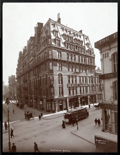 Hotel Victoria, jihovýchodní roh Broadway a 27th Street, New York, 1900 nebo 1901 (stříbrný želatinový tisk) od Byron Company