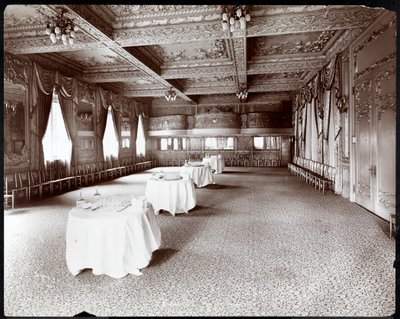 Recepční místnost v hotelu Delmonico, 1902 (stříbrný želatinový tisk) od Byron Company