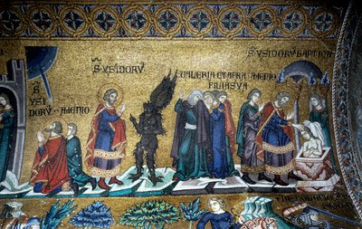 Byzantská architektura: život svatého Isidora z Chiu od Byzantine