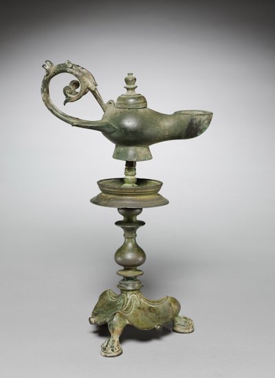 Lampa a stojan, 400s od Byzantine