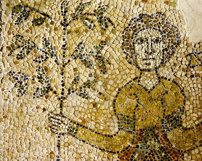 Reprezentace Evy a stromu poznání, 1213 (mozaika) od Byzantine
