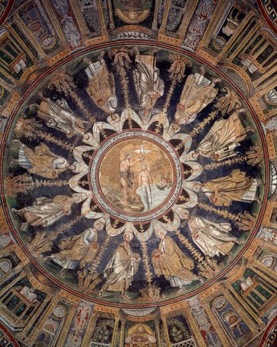Apoštolové (stropní mozaika, 400–450) od Byzantine