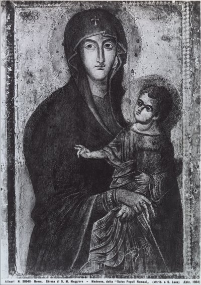 Salus Populi Romani (tempera na panelu) od Byzantine Byzantine