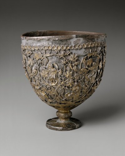 Antiochijský kalich, 500-550 n. l. (pozlacené stříbro) od Byzantine Byzantine
