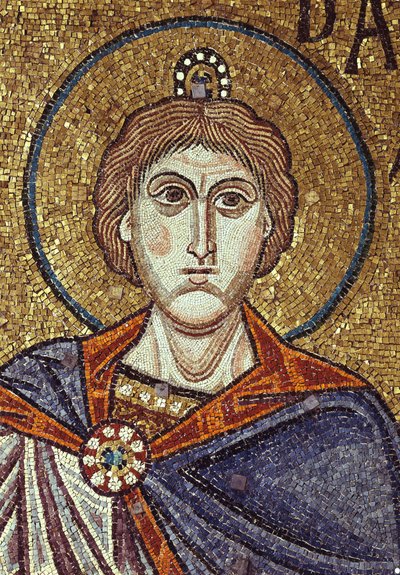 Prorok Daniel Detail vnitřní mozaiky v bazilice sv. Marka, 12. století od Byzantine Byzantine