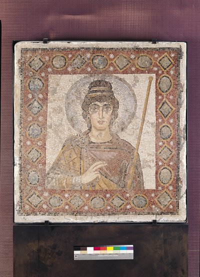Paní z Kartága (mozaika) od Byzantine School