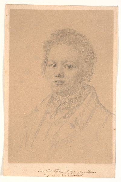 Portrét mincmistra J.F. přítel od C.A. Jensen