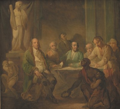 Pocta Benjaminu Franklinovi od C.A. Lorentzen