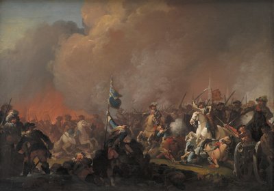 Výsledek u Amager 1658 během švédské války 1657-60 od C.A. Lorentzen