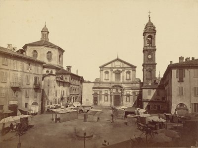 Pohledy na Milán: Piazzo Santo Stefano od C.D. Wagner