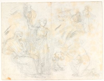 Psyche obdrží sklenici od Proserpiny od C.G. Kratzenstein Stub