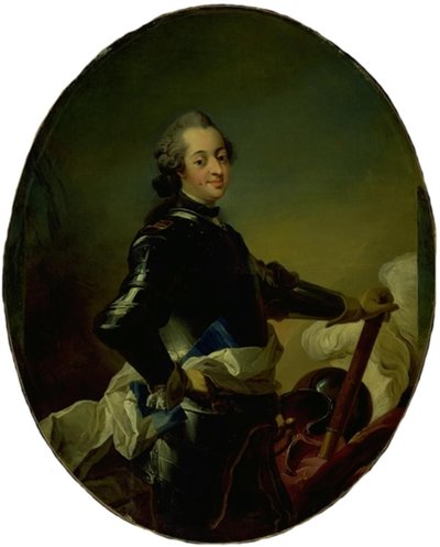 Portrét Frederika V. v brnění od C.G. Pilo