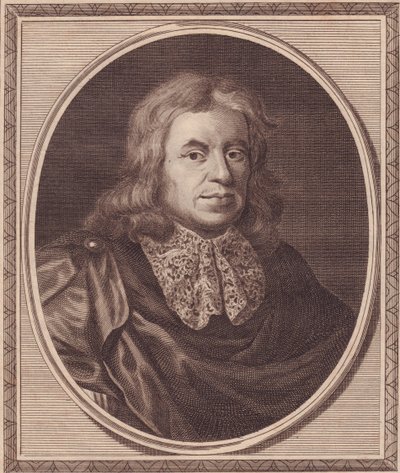 Portrét anglického lékaře Thomase Sydenhama (1624-1689), mědirytina Johna Goldara (1729-1795) podle obrazu P. Lelyho od J.B. and Brown J. Rowbotham
