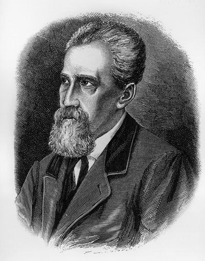 Portrét Giuseppe Sirtori (1813-1874), italský voják, generál, vlastenec a politik, rytina od J.B. and Brown J. Rowbotham