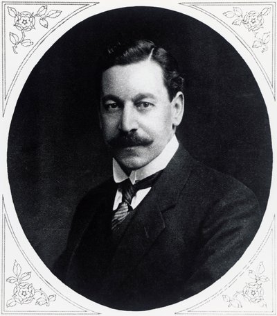 Portrét Herberta Samuela (1870-1963), anglického politika, z Illustrated War News, 19. ledna od J.B. and Brown J. Rowbotham
