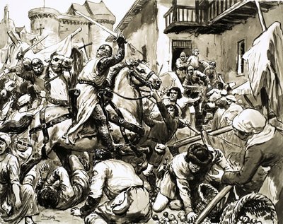 Hans Bohm je násilím převezen na hrad Wurzburg od C.L. Doughty