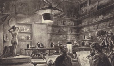 Třída Life na Královské akademii v Londýně od C.L. Doughty