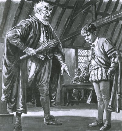 Shakespeare byl jako chlapec vychováván kázní od C.L. Doughty