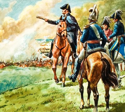 Vévoda z Wellingtonu v bitvě u Waterloo od C.L. Doughty