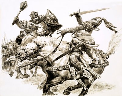 Král bez království, Robert Bruce (kvaš na papíře) od C.L. Doughty