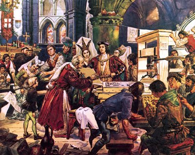 William Caxton -- první tiskař v Anglii od C.L. Doughty