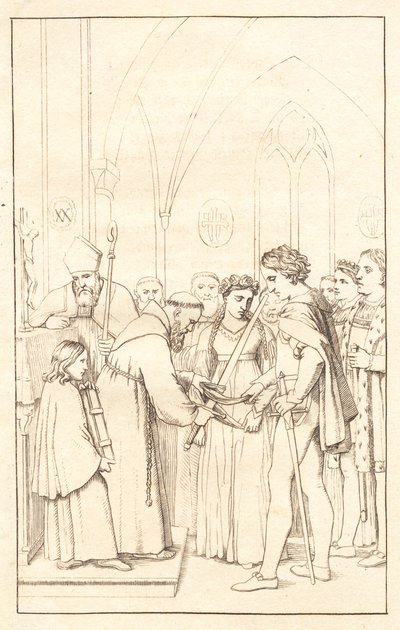 Axel og Valborg. 3. akt.   1263522   cs       czech Successfully Translated  Original: De exercitie met schild en spies: de soldaat staande met de spies rustend op de grond naast de rechtervoet (nr. 30), 1618 De Nassausche Wapen-Handelinge, van Schilt, Spi od Christoffer Wilhelm Eckersberg