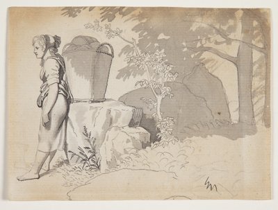 Selka odpočívá od Christoffer Wilhelm Eckersberg