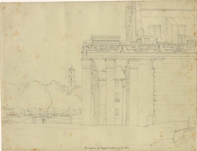 Část Via Sacra, na Forum Romanum s chrámem Antonia a Faustiny a výhledem na Campidoglio, Řím od Christoffer Wilhelm Eckersberg