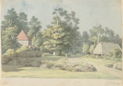 Cihelna na Møn od Christoffer Wilhelm Eckersberg