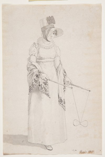 Předběžná studie pro "Pohled z hradu Meudon u Paříže" od Christoffer Wilhelm Eckersberg