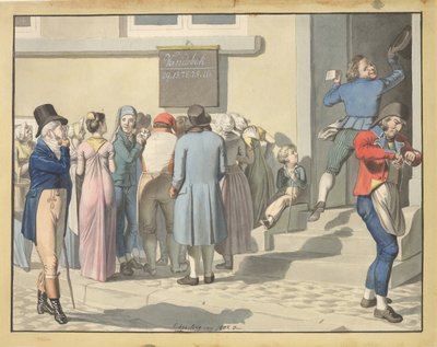 Mimo loterijní agenturu od Christoffer Wilhelm Eckersberg